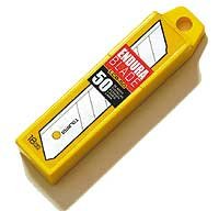 Tajima LCB-50-50 Snap-Blades 3/4 inch (18mm) wide 8-pt. blade, 50-blade contractor pack