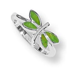 Boma Green Turquoise Dragonfly Ring