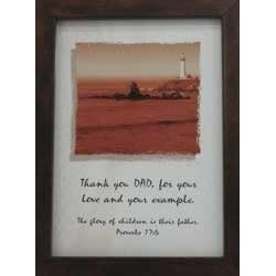 Thank You Dad Plaque - Thoughtful Father's Day Gift or Birthday Gift for Dad