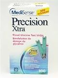 Medisense Precision Extra Q.I.D Test Strips 100 Ea