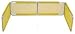 Bowling - Bowling Backstops, Yellow - Sports Games