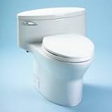Toilet One Piece Elongated by Toto - MS904114 in Colonial White