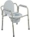 Folding Steel Commode