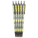 NFL Green Bay Packers Disposable Black Ink Click Pens, 5-Pack