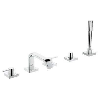 Grohe 25097000 Allure Lever Roman Tub Filler with Hand-Shower, Chrome