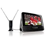 Philips PVD700/37 Portable 7-Inch LCD TV, Black