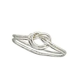 STERLING SILVER DOUBLE LOVE KNOT SIZES 4-8