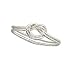 STERLING SILVER DOUBLE LOVE KNOT SIZES 4-8