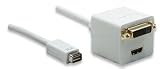 Manhattan Premium Mini-DVI to HDMI and DVI-D DualLink Adapter - for iMac (Intel Core Duo), MacBook, and 12-inch PowerBook G4