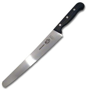 10 Wave Edge Bread Knife with Rosewood Handle (13-0034) Category: Bread Knives by Swiss Army Brands Inc