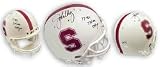 John Elway Stanford Cardinal Stat Autographed Helmet
