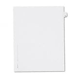 Allstate-Style Legal Side Tab Divider, Title: 48, Letter, White, 25/Pack