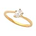 0.79 Carat Pear Diamond 14K Yellow Gold Engagement Ring J VS2