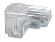Battalion 1HHL9 Mirror Clip, Plastic, Length 5/8 In, PK 25