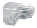 Battalion 1HHL9 Mirror Clip, Plastic, Length 5/8 In, PK 25