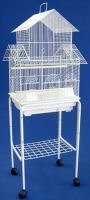 Canary Parakeet Cockatiel LoveBird Finch Bird Cage – 18″x14″x53″ W/ Stand On Wheels