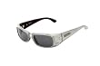 DSO "THROTTLE" -Silver Pearl Backspray frame/ Smoke lens - SPECIAL BUY