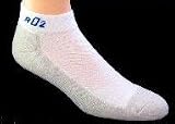 THREE Pairs HOLOFIBER Athletic Ankle Socks MEN - For Running Walking - Ankle Length - Amazing New Fabric may Aid Excercise Recovery! - Named Best Running Sock of 2006 by HEALTHY LIVING NYC Magazine.