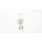 316L Stainless Surgical Steel Bar Belly Ring