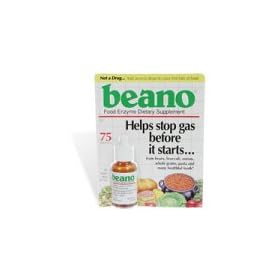 Beano Food Enzyme Dietary Supplement Drops, 75-Serving Bottles (Pack of 3)