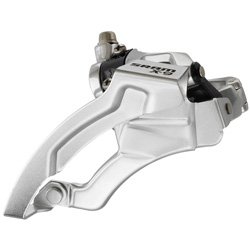 SRAM X.9 Umwerfer vorne, silber, Top Pull. Low Clamp, 34,9mm