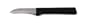 Rada Cutlery Granny Paring Knife, Dishwasher Safe, Made in USA, Black Handle (W200)