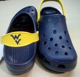 crocs - CrocsTM Original WVU Blue-Gold Beach Shoe