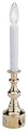 GKI/Bethlehem Lighting All-in-One 12-Inch Brass Candle Light with Light Sensor and Timer