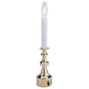 GKI Bethlehem Lighting All-in-One 12-Inch Brass Candle Christmas Light with Sensor and... by 