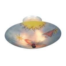 LAMPS BEAUTIFUL Novelty Lamps, Galactic Explorer Children's Flush Mount Ceiling Fixture by Landmark Lighting--Excellent Customer Service--See our Feedback