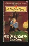 2 Heron Carvic paperback book set: ODDS ON MISS SETON and MISS SEETON SINGS
