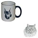 Maine Coon Country Mug, Porcelain by Rosalinde (12 oz.)