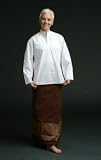 Iridescent Chocolate Wrap Around Skirt