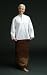 Iridescent Chocolate Wrap Around Skirt
