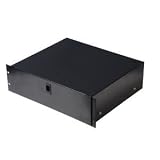 Gator Cases Fully Enclosed Rack Drawer (Black, 4 Units, 14-inch deep)