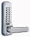 Codelocks 410 Keyless Door Lock - Lacthbolt Codelock Finishes: Stainless Steel CodeLock Passage Opti