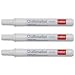 Nobo Kreidemarker trocken abwischbar wei� 3 St�ck