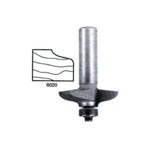 6020 CARBIDE-TIP 2 FLUTE DOOR EDGE BIT WITH FRONT FACE EDGE BALL BEARING GUIDE 1-9 16 DIA by Whiteside