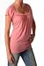 Clearance:Rebecca Beeson Modal Scoop Tee in Freesia