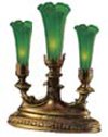 Meyda Tiffany 3 Light Mantelabra Green 11265