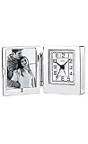 Bulova Voyager Desktop White Dial Alarm Clock #B6843