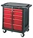 RUB773488 - Five-Drawer Mobile Workcenter with Locking Bar