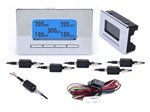 Air Controllers Digital Air Pressure Air Gauge, 5-Position Reading - 300psi 4'' x 2 1/2'' (3 3/4'' x 2 1/4'' opening in dash