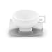 Tramontina 16050/000 Teetasse mit Untersetzer 12 x 12 cm, 0,15 l Teatime