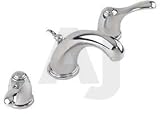 Gerber Allerton Series 43340 Double Lever Lavatory Faucet with 4-3 8 Reach, 4-3 4 Height,... by Gerber