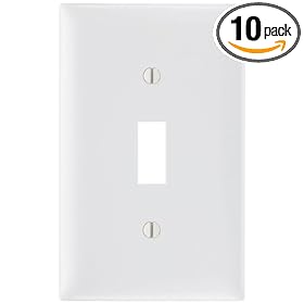 Pass & Seymour TP1LACP TradeMaster One-Gang One-Toggle Wall Plate, Light... by Pass & Seymour