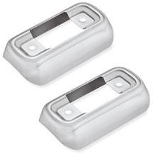 H-D Chrome Muffler Bracket Cover Kit 80716-08