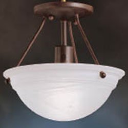 Single-Light Semi-Flush Ceiling Fixture by Kichler