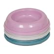Petmate Heavyweight Cat Bowl with Microban (Bubblegum, Small, 7 Inch L x 7 Inch W x 2 Inch H)