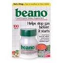 Beano Food Enzyme Dietary Supplement Tablets, 100-Count Bottles, (Pack of 2)